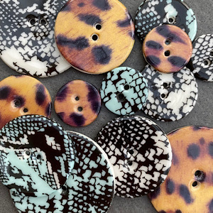 Assorted Animal Print Buttons